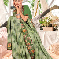 Chic Printed Saree with Blouse Piece for Sophisticated Ethnic Style | PRM-MISS UNIVERSE