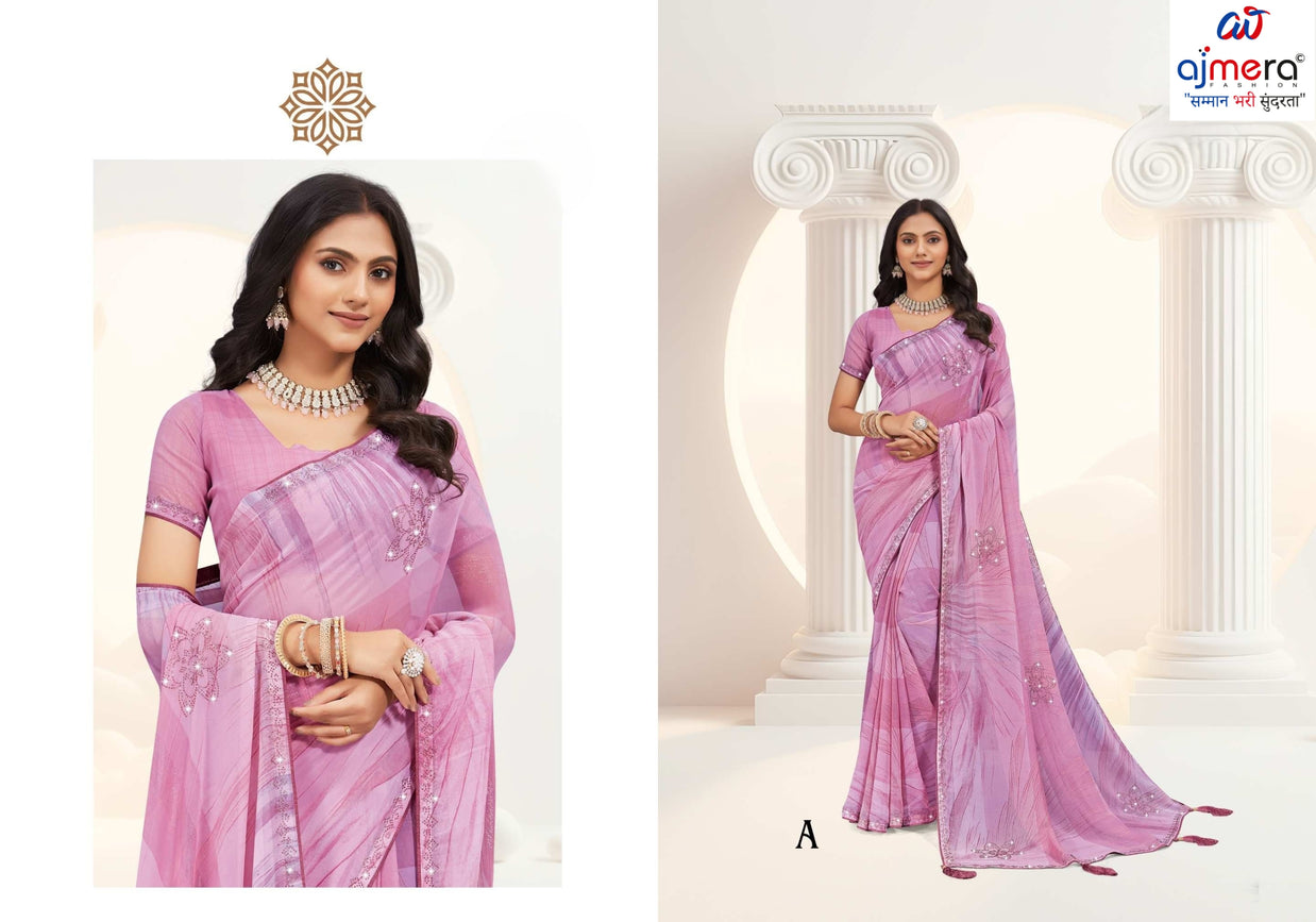 Trendy Printed Saree with Blouse Piece for Women’s Ethnic Wardrobe | RDD-ARPITA
