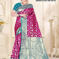 Signature Jacquard Silk Saree With Blouse Piece | TUL-BANARSI PURE SILK VOL-02