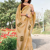 Contemporary Printed Saree with Blouse Piece for Premium Wear  | PRM-PARAS