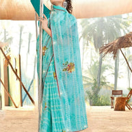Fashionable Printed Saree with Blouse Piece for Festive Collection  | PRM-MASKA