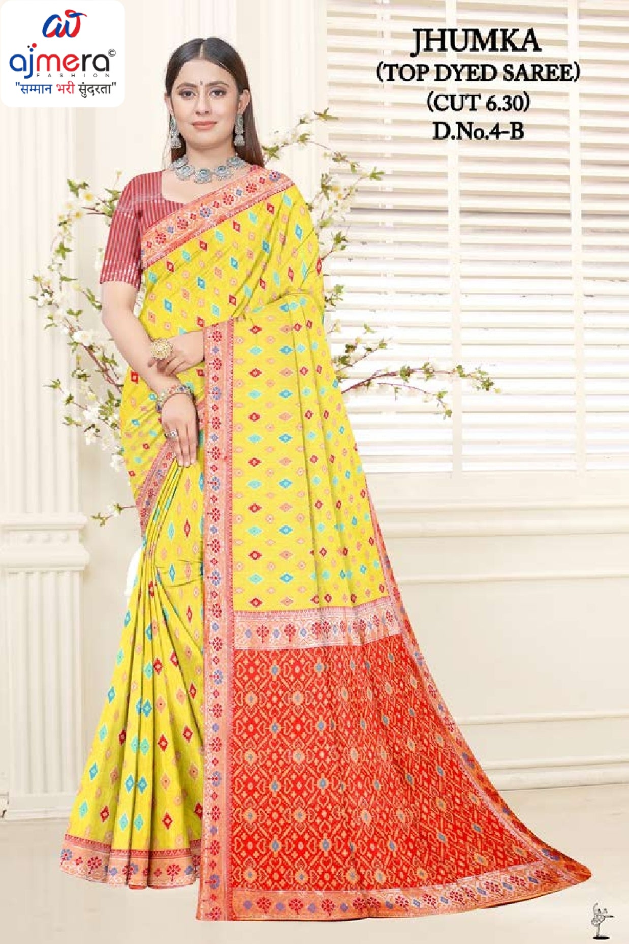 B2B Saree Supplier without Blouse for Premium Ethnic and Traditional Wear | RT-JHUMKA