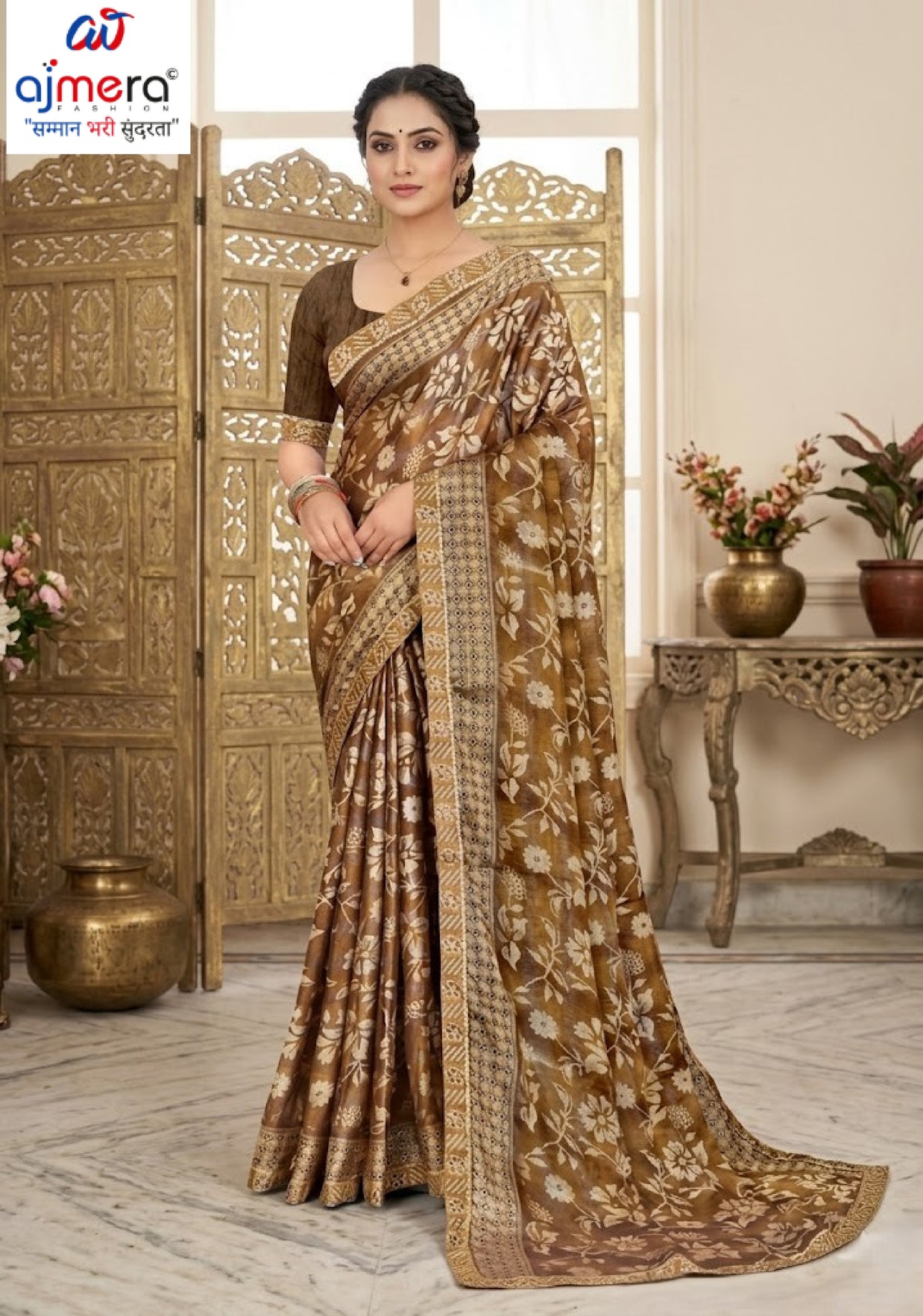 Premium Printed Saree with Matching Blouse Piece for Ethnic Elegance | TTS-GULSHAN VOL-8