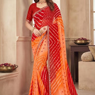Beautiful Printed Saree with Blouse Piece for Cultural Celebrations | JS-ANJALI