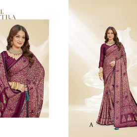 Contemporary Printed Saree with Blouse Piece for Premium Wear | RDD-MRUNALI VOL-2