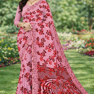 Reniyal Print Loose Saree with Blouse for Premium Ethnic and Traditional Wear | SGR-PADMA