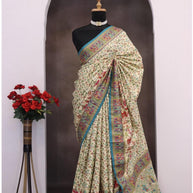 Ganga Blended Silk Saree with Blouse for Premium Ethnic and Designer Wear | ALL-GANGA-04
