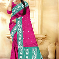 Classic Jacquard Silk Saree with Blouse Piece for Elegant Traditional Look | DOF-BEAGAUM BEAUTY-1