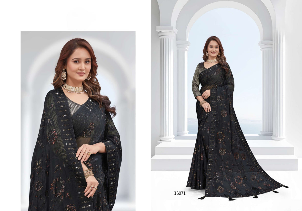 Fashionable Printed Saree with Blouse Piece for Festive Collection  | RDD-YUKTI VOL-58