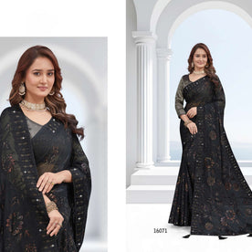 Fashionable Printed Saree with Blouse Piece for Festive Collection  | RDD-YUKTI VOL-58