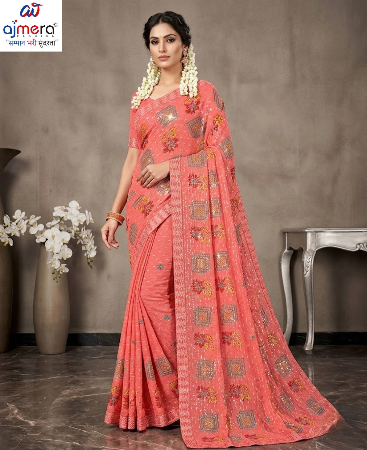 Wholesale Cotton Saree with Without Blouse for Premium Ethnic and Traditional Wear | PJA-SATSANG