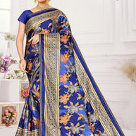 Contemporary Printed Saree with Blouse Piece for Premium Wear | SNR-GAURI RANI