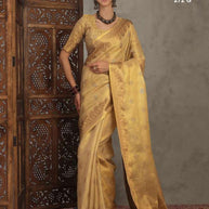 Apricot Linen Saree with Blouse for Premium Ethnic and Designer Wear | ALL-APRICOT-272