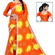 Fashionable Printed Saree with Blouse Piece for Festive Collection  | TD-DEVRANI