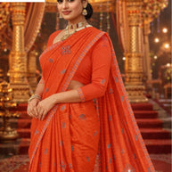 Fancy Cotton Saree with Without Blouse for Premium Ethnic and Traditional Wear | PJA-TOM AND JERRY