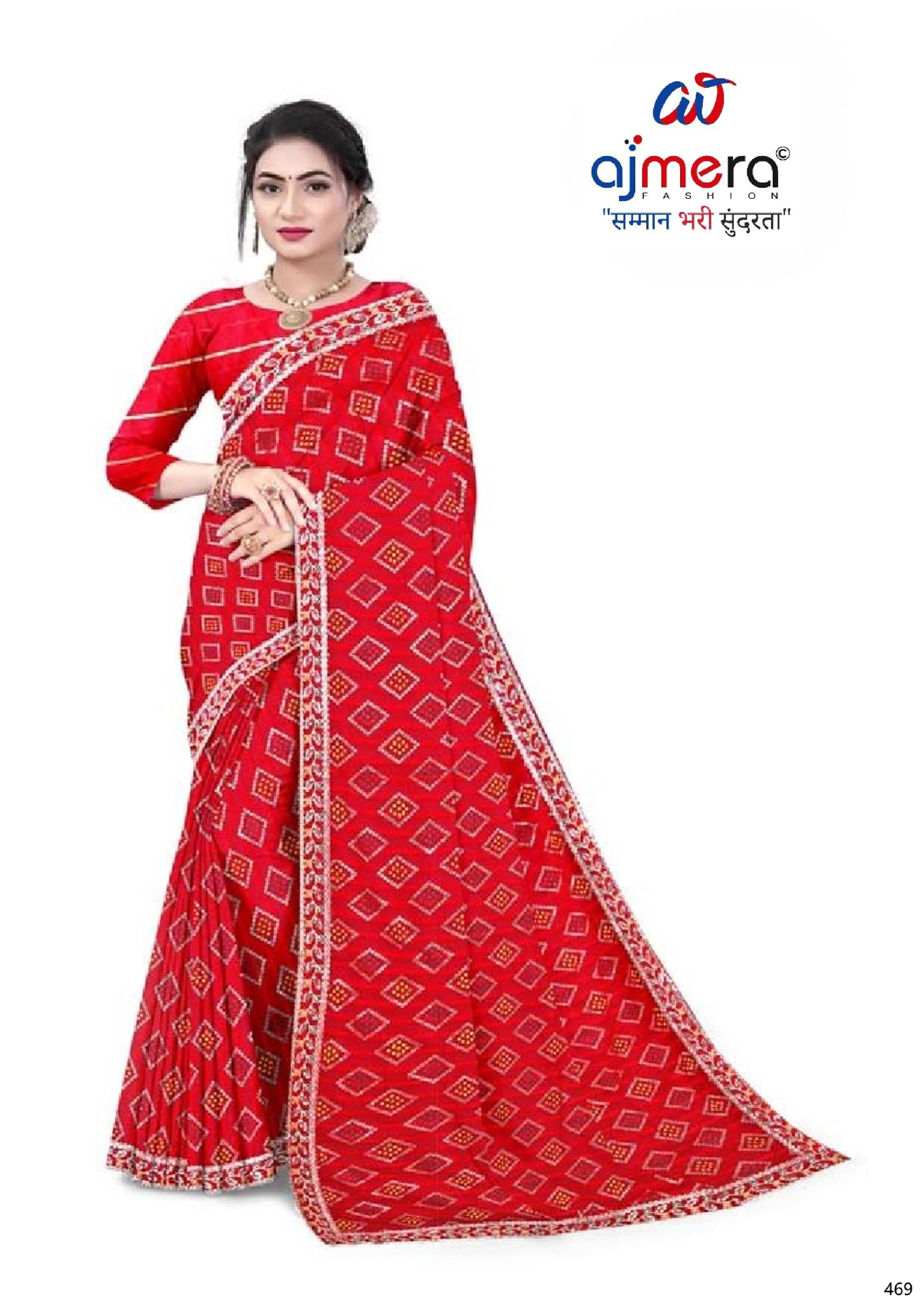 Solo Pattern Print Loose Saree with Blouse for Premium Ethnic and Traditional Wear | TD-VATIKA