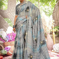 Chic Printed Saree with Blouse Piece for Sophisticated Ethnic Style | PRM-BALI