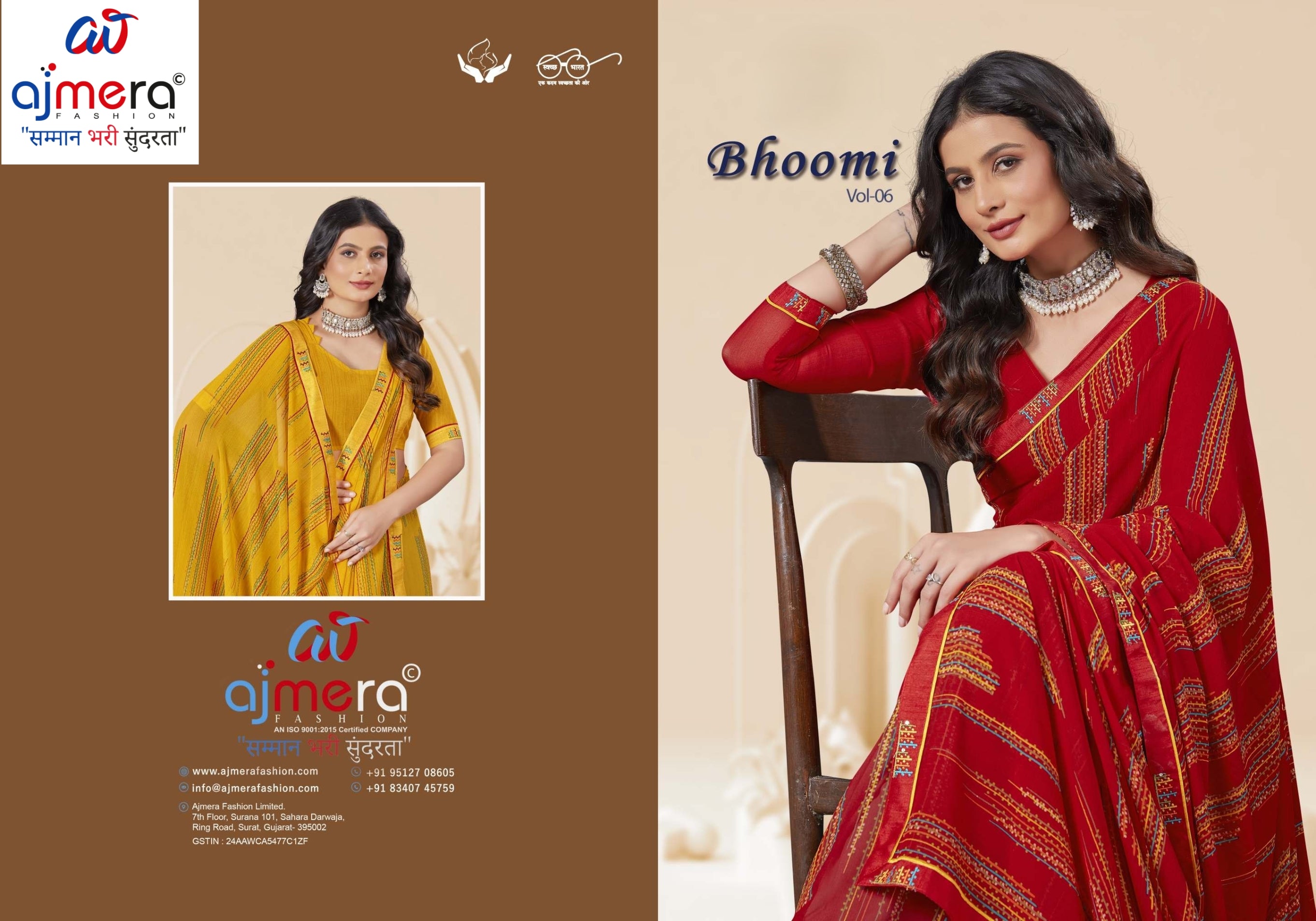 Beautiful Printed Saree with Blouse Piece for Cultural Celebrations  | RDD-BHOOMI VOL-06