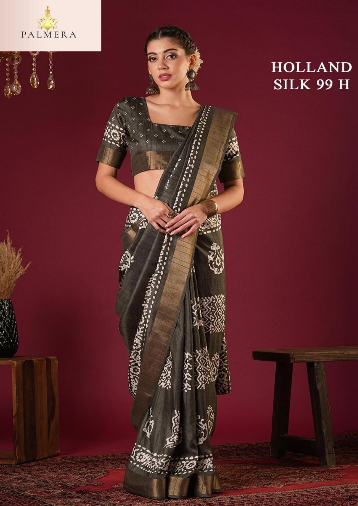 Holland Silk Kota Silk Saree with Blouse for Premium Ethnic and Traditional Wear | ALL-HOLLAND SILK-99