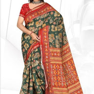 Designer Printed Saree with Blouse Piece for Special Occasions | VER-SHANTI-47833