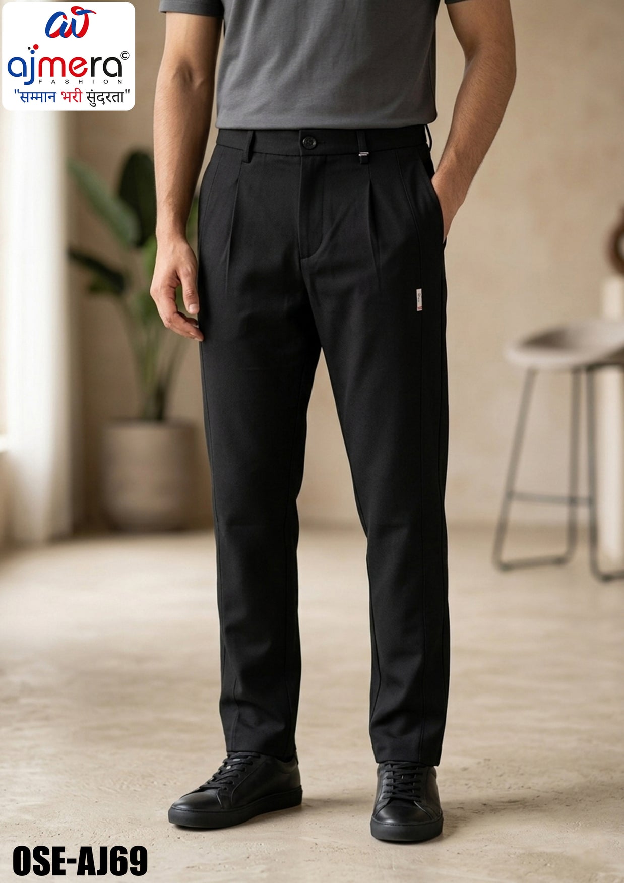 Premium Men's Party Wear Jeans for Stylish Look | OSE-AJ69