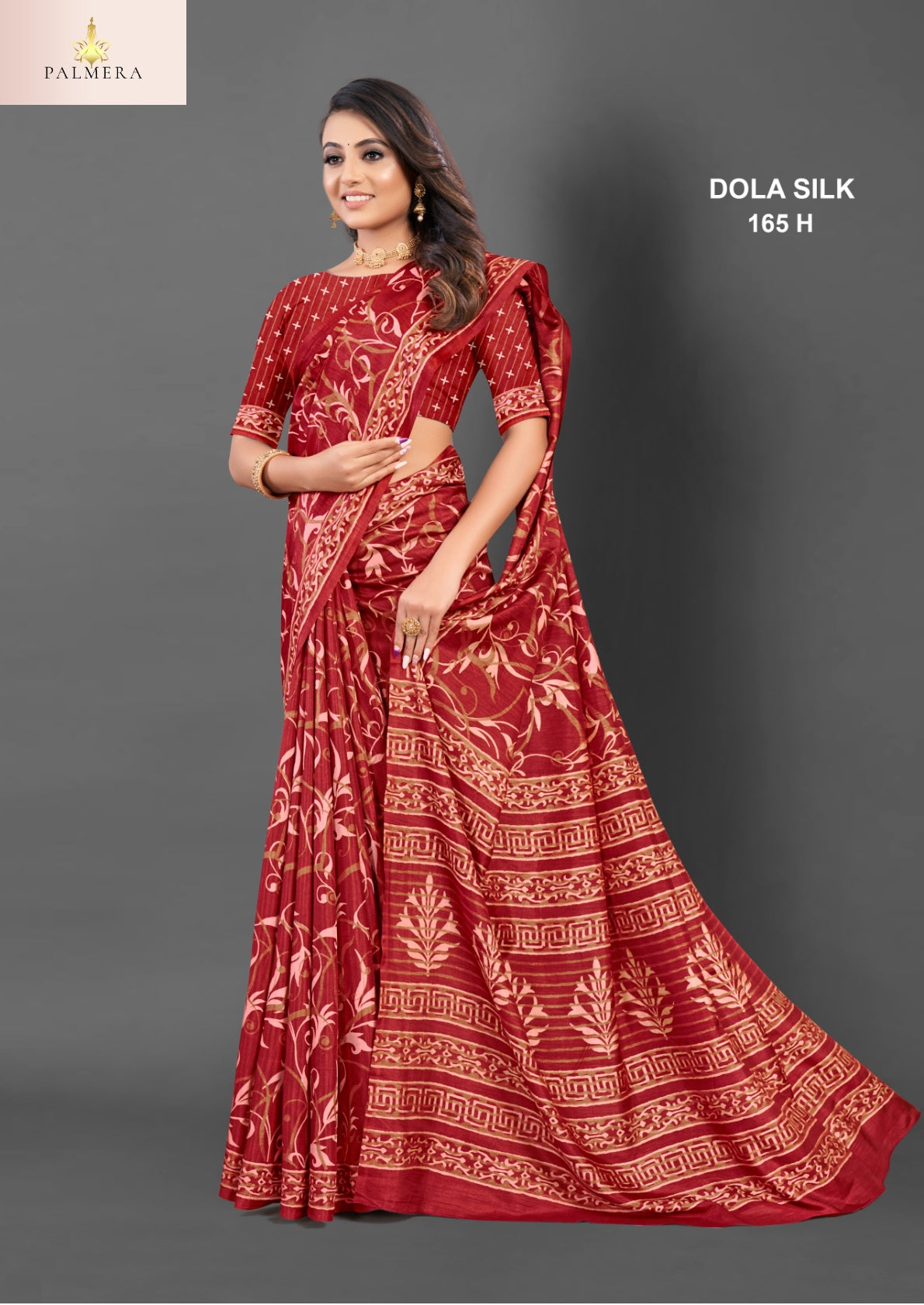 Dola Silk Blended Silk Saree with Blouse for Premium Ethnic and Designer Wear | ALL-DOLA SILK-165
