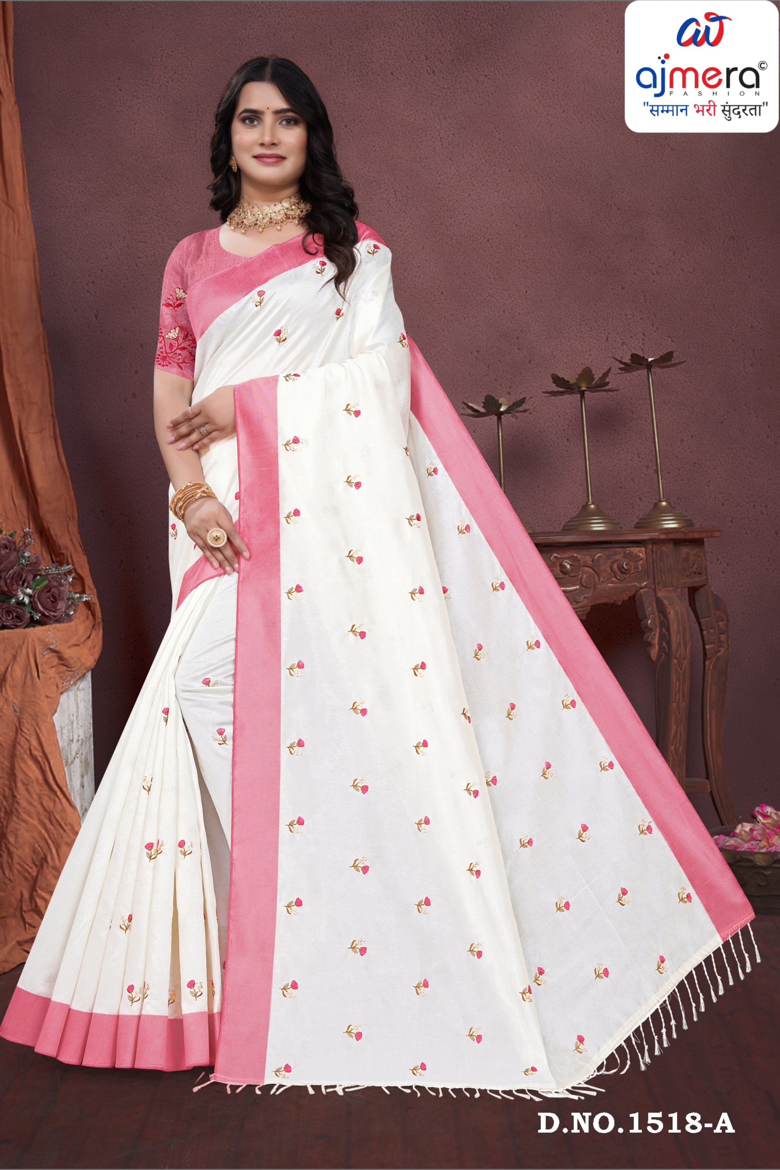 Daily Wear Cotton Saree with Blouse Piece for Premium Ethnic and Traditional Wear | PUT-TRUMP-2