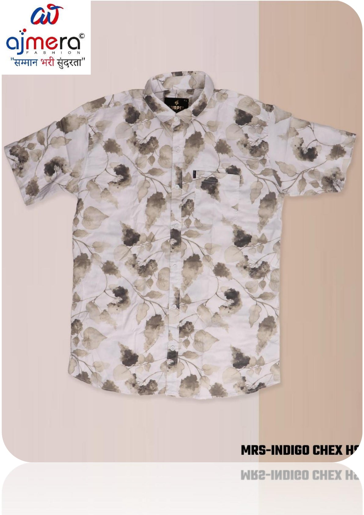 Mens Shirt Bulk Supplier India | MRS-INDIGO CHEX HS