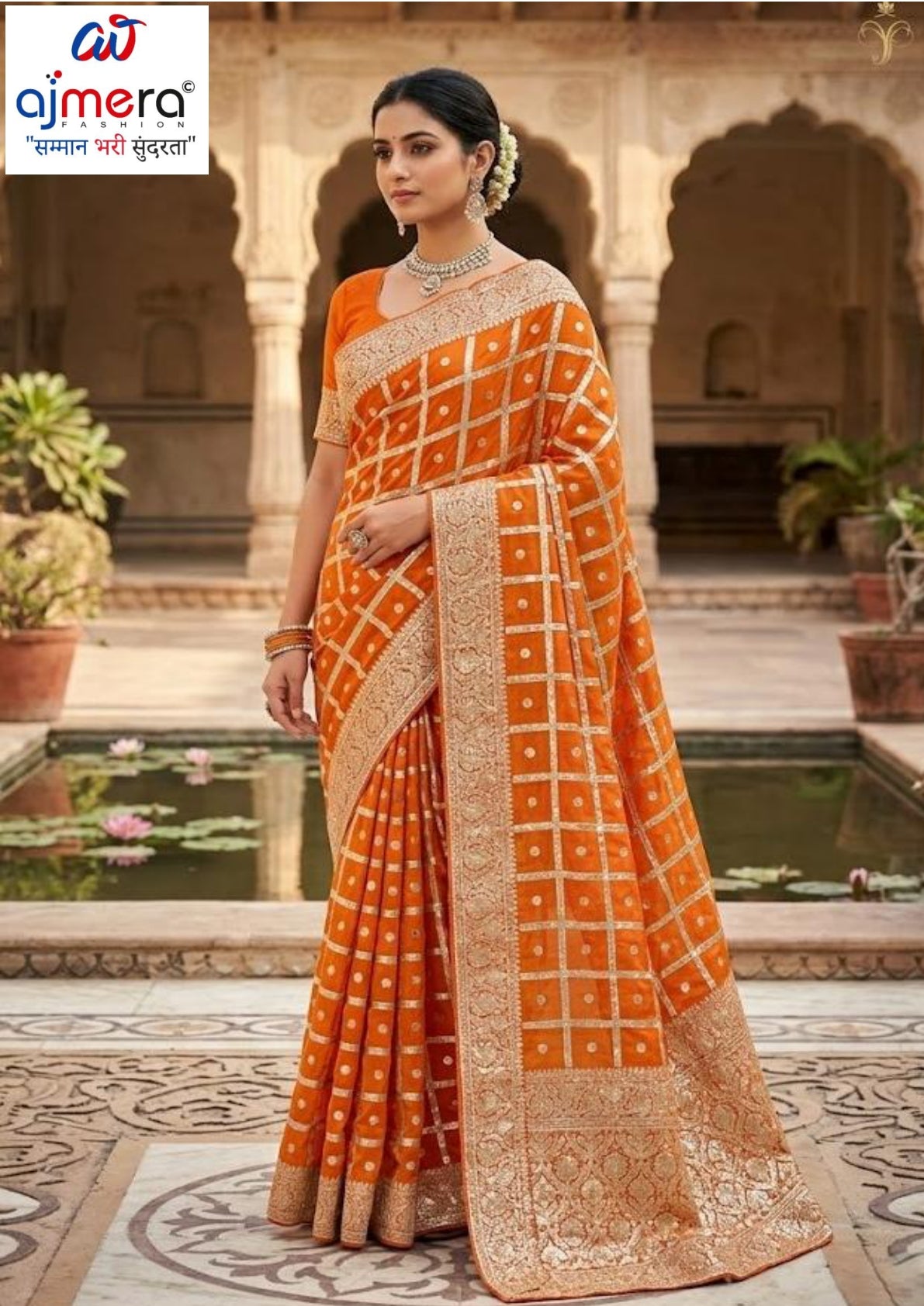 Handwork Heritage Saree with Blouse Piece for Premium Ethnic and Traditional Wear | ROOP-8449
