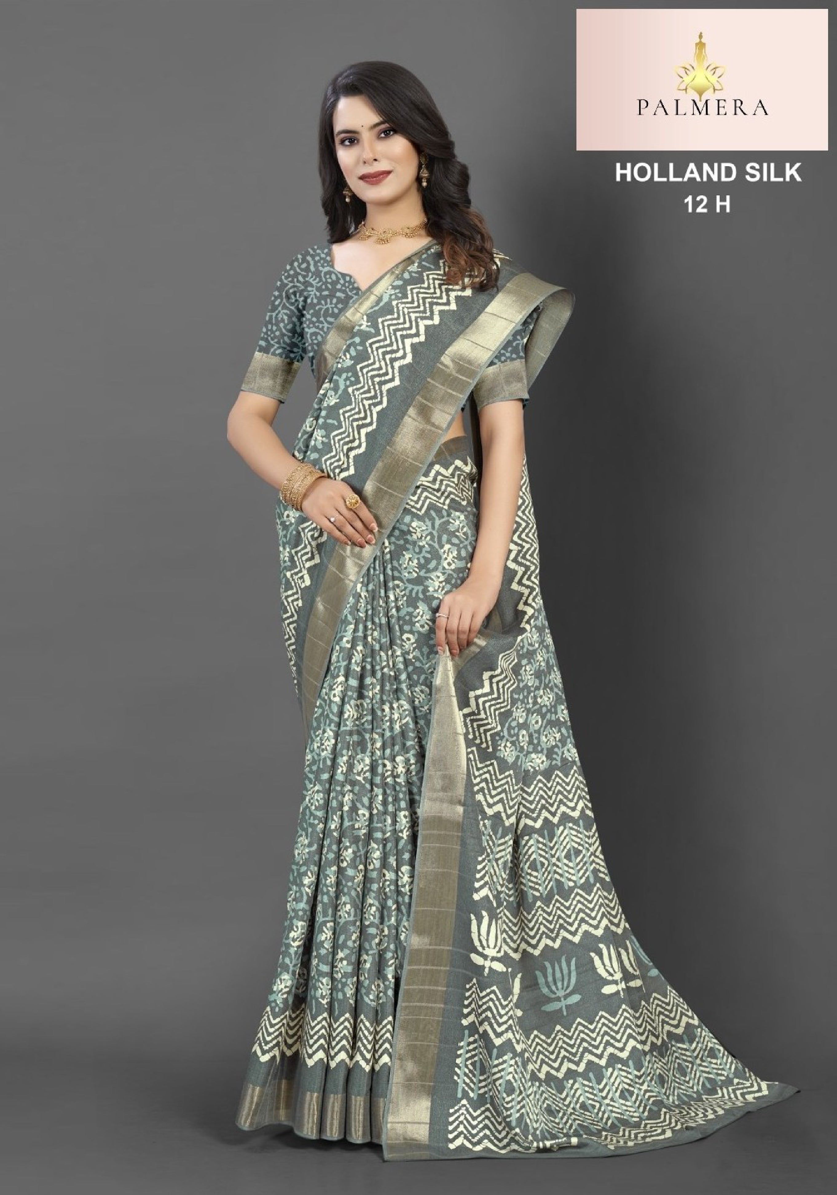 Holland Silk Handloom Silk Saree with Blouse for Premium Ethnic and Traditional Wear | ALL-HOLLAND SILK-12