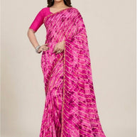 Elegant Printed Saree with Designer Blouse Piece for Festive Wear  | JS-NIKITA-2