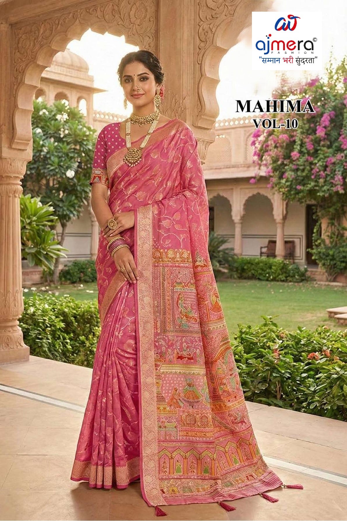 Graceful Printed Saree with Blouse Piece for Modern Ethnic Fashion | RMF-MAHIMA VOL-10