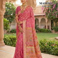 Graceful Printed Saree with Blouse Piece for Modern Ethnic Fashion | RMF-MAHIMA VOL-10