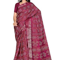 Classic Printed Saree with Blouse Piece for Timeless Traditional Style  | VER-NEELAM-32852