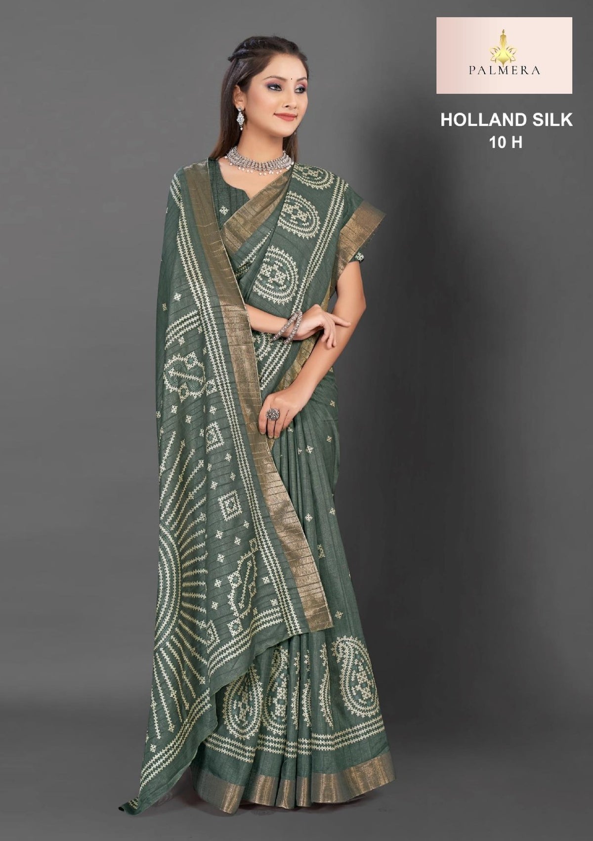 Holland Silk Handloom Silk Saree with Blouse for Premium Ethnic and Traditional Wear | ALL-HOLLAND SILK-10