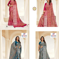 Contemporary Printed Saree with Blouse Piece for Premium Wear  | RDD-LALITA