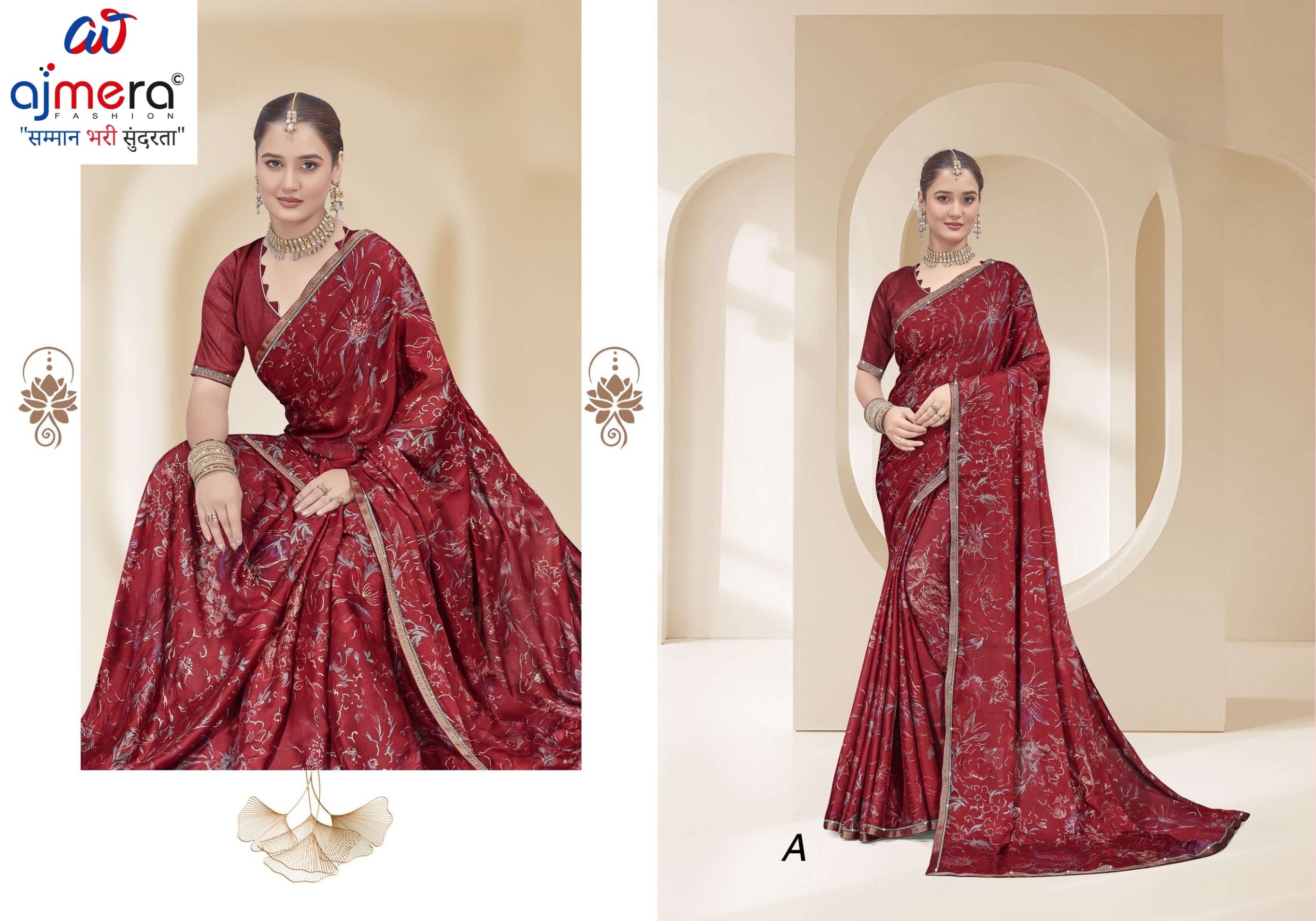 Designer Printed Saree with Blouse Piece for Special Occasions | RDD-NAYRA