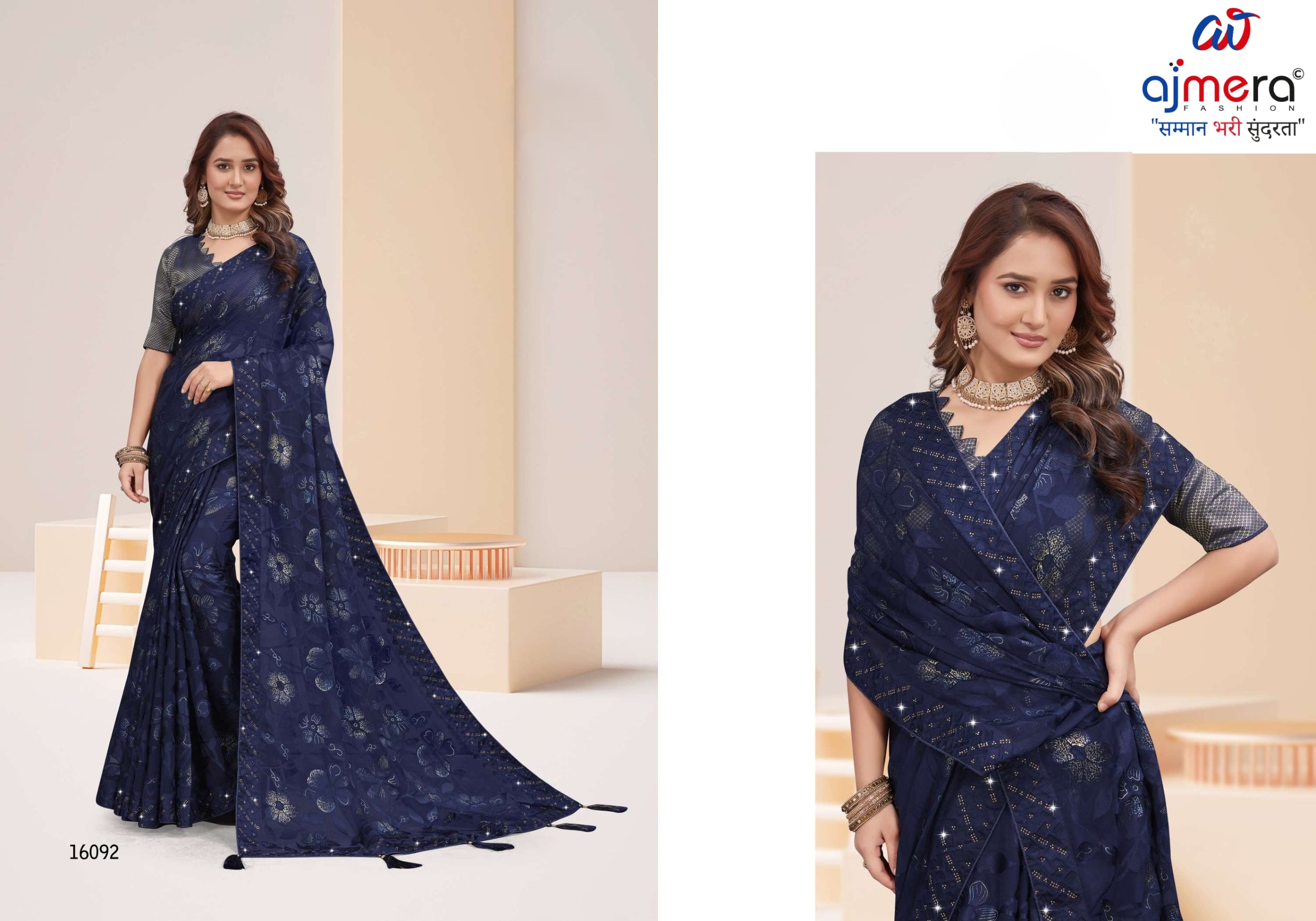 Contemporary Printed Saree with Blouse Piece for Premium Wear  | RDD-YUKTI VOL-60