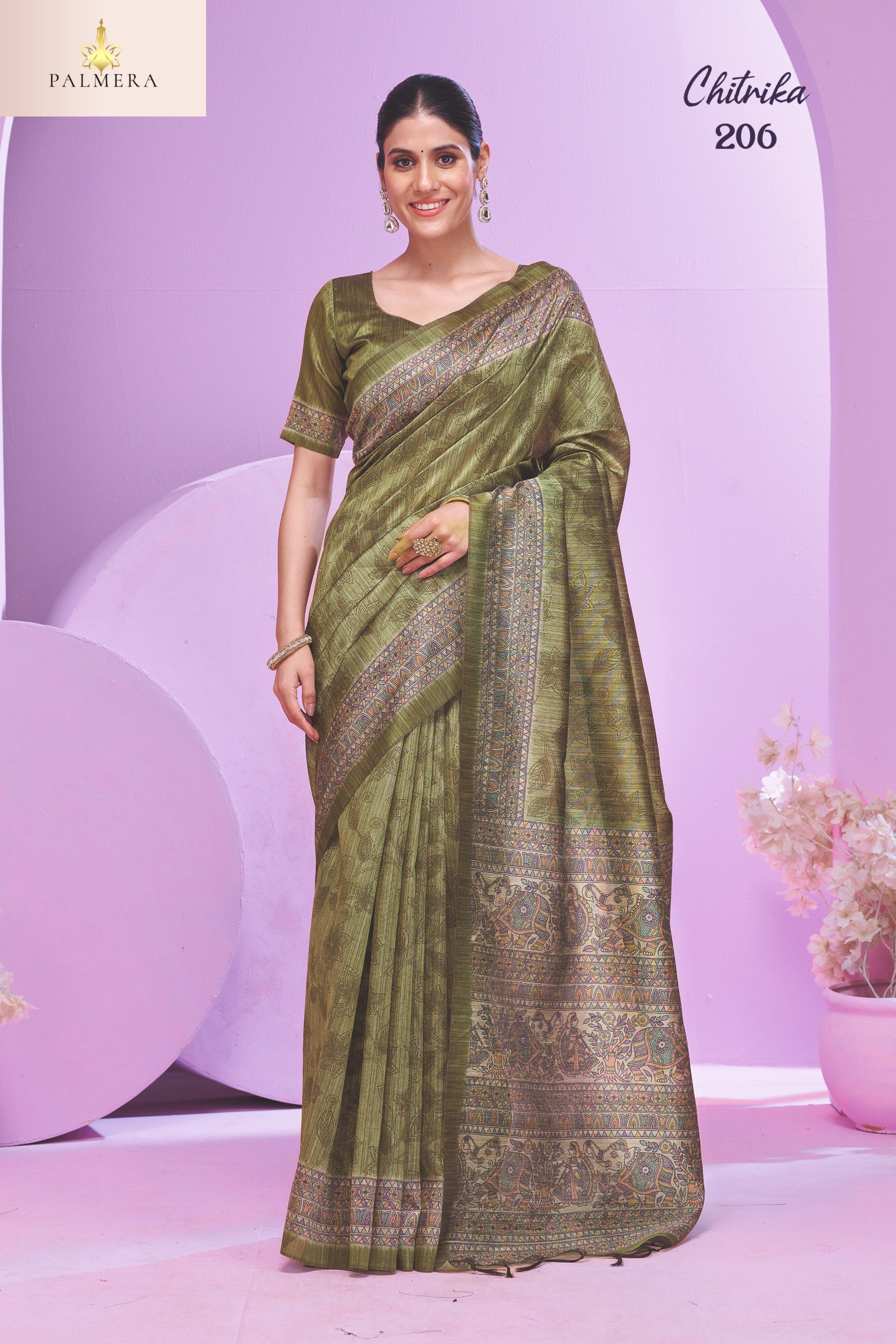 Chitrika Cotton Silk Saree with Blouse for Premium Ethnic and Designer Wear | ALL-CHITRIKA VOL-02