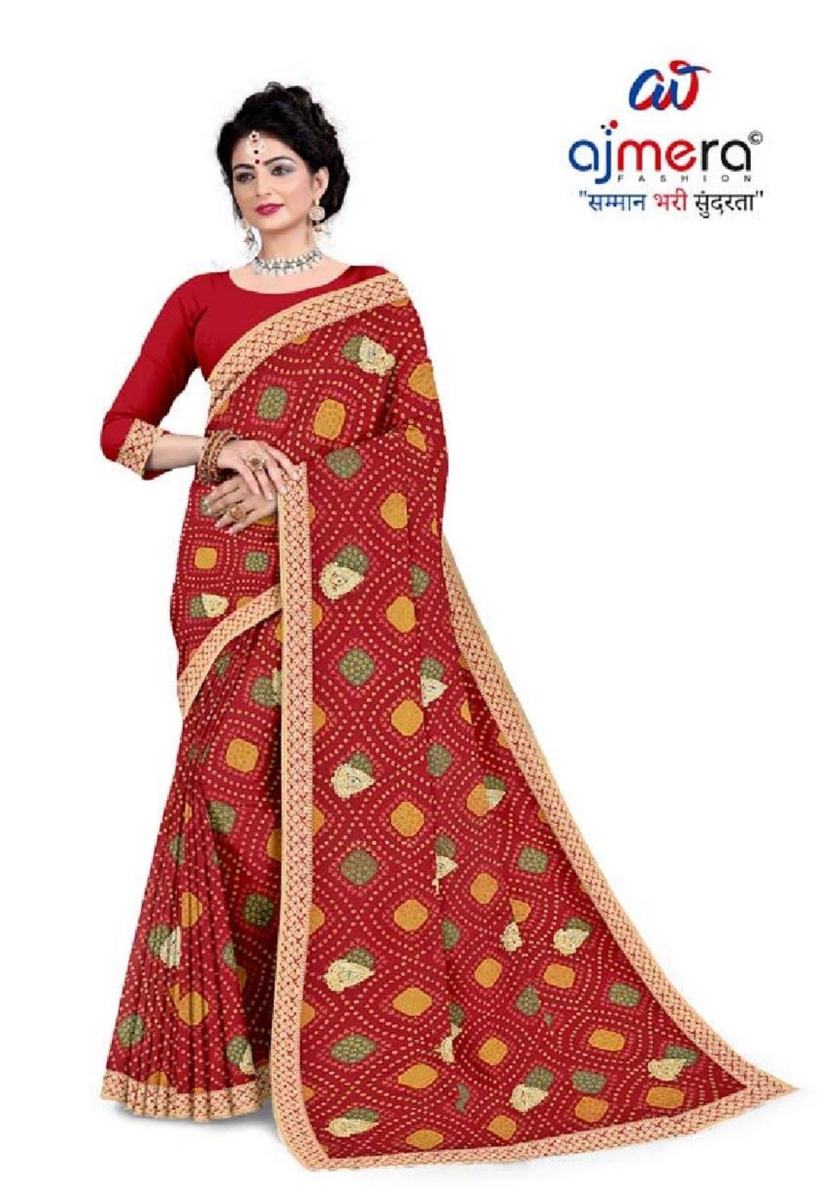 Stylish Printed Saree with Blouse Piece for Traditional Celebrations | TD-RASPURI