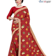 Stylish Printed Saree with Blouse Piece for Traditional Celebrations | TD-RASPURI