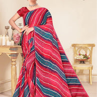 Graceful Printed Saree with Blouse Piece for Modern Ethnic Fashion | SNR-LALITA