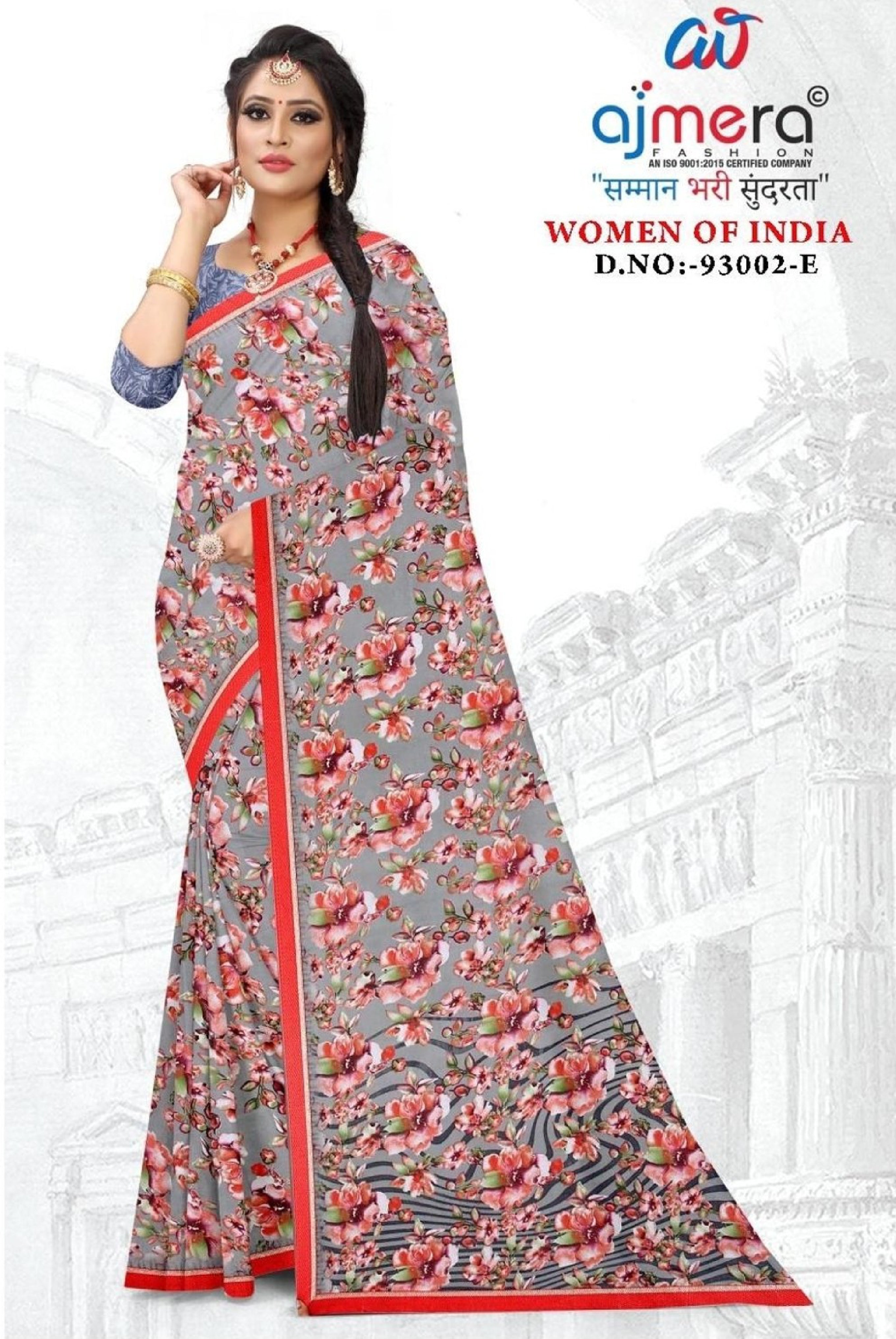 Trendy Printed Saree without Blouse for Women’s Ethnic Wardrobe | GLC-WOMEN OF INDIA