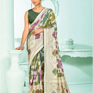 Stylish Printed Saree with Blouse Piece for Traditional Celebrations  | RDD-NIDHIVAN