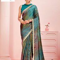 Contemporary Printed Saree with Blouse Piece for Premium Wear | RDD-MELLISA