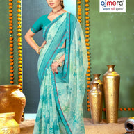 Beautiful Printed Saree with Blouse Piece for Cultural Celebrations  | PRM-RANGBAAZ