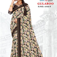 Exclusive Printed Saree with Blouse Piece for Elegant Ethnic Look  | GLC-GULABOO
