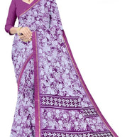 Reniyal Print Loose Saree with Blouse for Premium Ethnic and Traditional Wear | CAS-RAJ BHOG