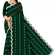 Dyed Matching Saree Manufacturer with Blouse Piece for Premium Ethnic and Traditional Wear | SRS-SHYAM SUNDARI