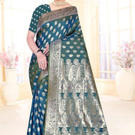 Exclusive Jacquard Silk Saree with Blouse Piece for Premium Cultural Wear | TUL-MALBARI SILK VOL-55